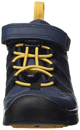 Keen Hikeport 2 Low Height Waterproof Hiking Shoe, Blue Nights/Sunflower, 8 Us Unisex Little Kid #TOP1