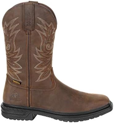 Rocky Men's WORKSMART Western Boot, Brown, 12 | Image 5