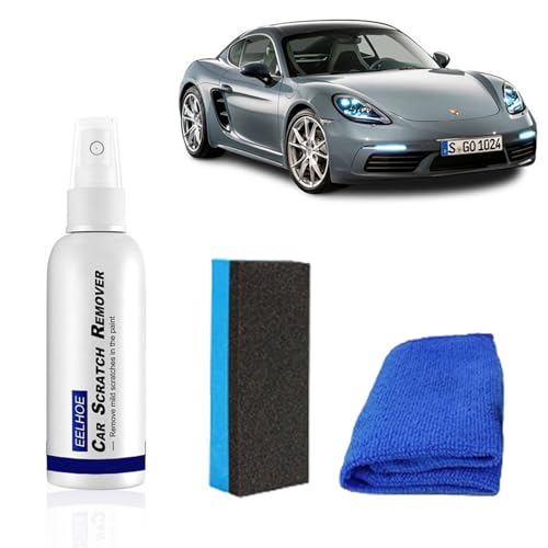 XoeLLe Reparador Arañazos Coche, 100 ml Quita ArañAzos Coche, Pulimento Coche ArañAzos, Spray de Revestimiento Cerámica para Coche, Nano Scratch Repairing Spray para Automóviles, Motocicletas