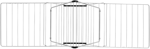 Brabantia HangOn Laundry Drying Rack (25m / Metallic Grey) Compact, Foldaway, Adjustable Indoor Stainless Steel Clothes Horse - 9