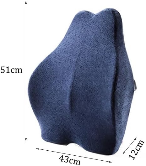 Breathable Polyester Slow Rebound Lumbar Support Office Pillow Car Seat Cushion