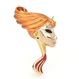 Brosche: Einfaches Design, jede Brosche ist mit einem schönen festen Stift auf der Rückseite befestigt. Die Brosche kann mit Ihrem Kleid oder Schal und Jacke kombiniert werden. Diese elegante Brosche eignet sich für verschiedene Arten von Kleidung und Accessoires. Es kann auch als Ergänzung zu Schals und Mützen verwendet werden.