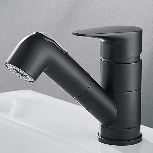 Mitigeur extractible noir avec douchette pour simplifier votre vaisselle
