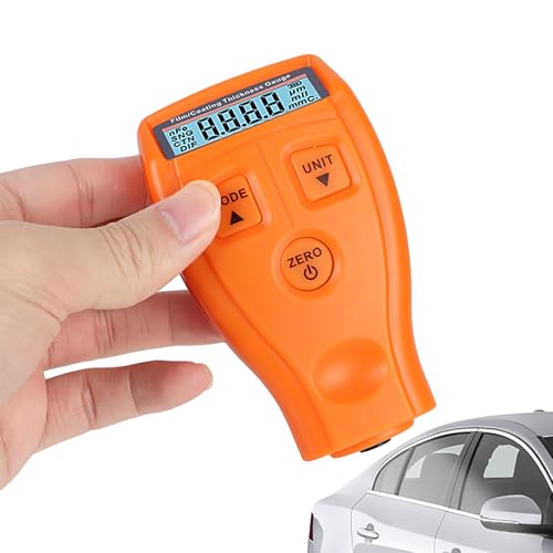 Medidor digital de espesor de pintura para autos miniatura 1