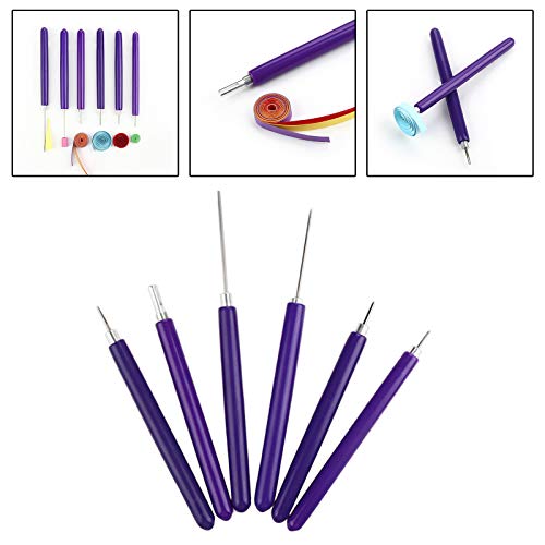 Ferramentas com fenda Kit de Quilling de flores DIY tamanhos diferentes