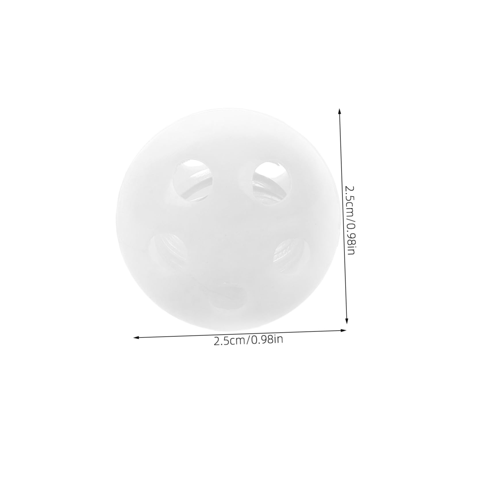 FELTECHELECTR 50pcs Plush Insert Sound Maker Bells for Dolls Bell Balls for Repair Attention Grabbing Noise Maker Accessory for Fun and Relaxation