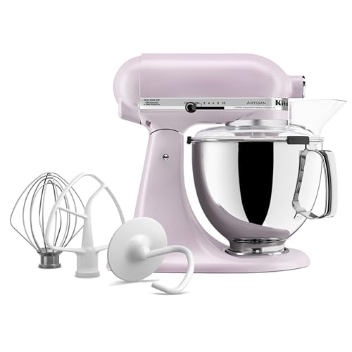 Image of KitchenAid Artisan Series 5 Quart Tilt-Head Stand Mixer, KSM150PS, Wildflower