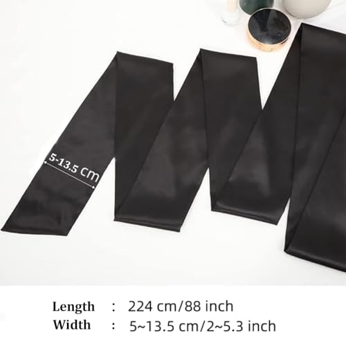 Women Waist Belt Satin Wedding Sash Belts for Dresses Bow Ribbon Wide Belts for Bride Prom Party Formal Costume Wraps3