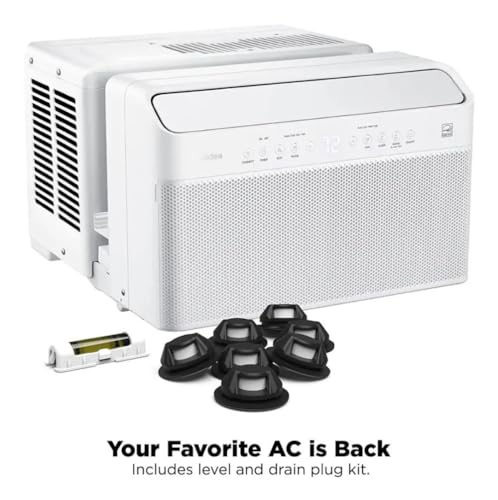 Image of Midea 12,000 BTU DOE U-Shaped Smart Window Air Conditioner, for spaces up to 550 sq. ft., Cool, Auto, Dry (dehumidify), Fan - MAW12AV1QWT-C