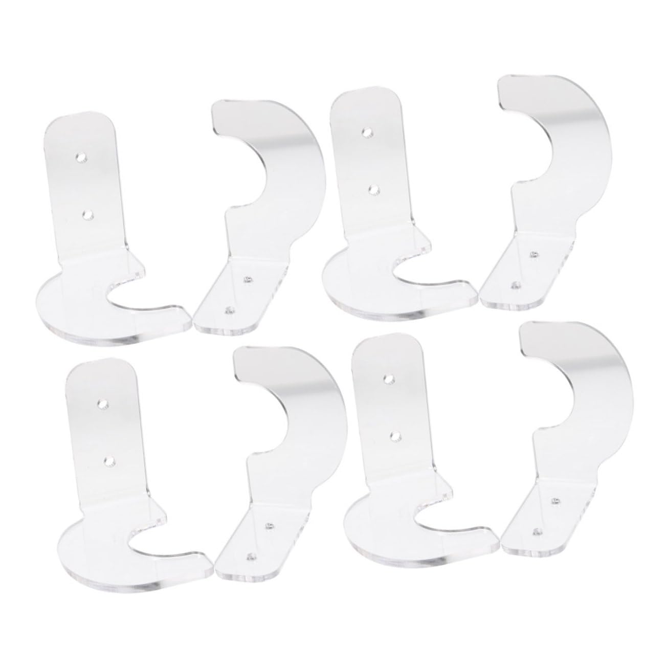 Mipcase Wall Mounted Baseball Softball Bat Holder Durable Acrylic Bat Rack for Displaying Bats Baseball Decor Storage for Fans and Collectors