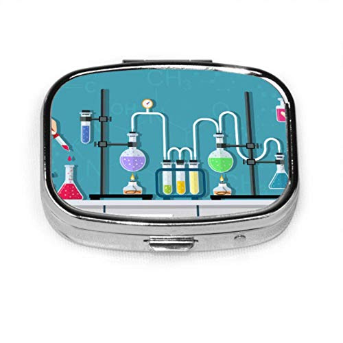 Preisvergleich Produktbild Medizinisches Labor Forschungstests Studien Chemie Pillenschachtel Pillenschachtel Tablet Halter Brieftasche Organizer Tasche Für Tasche oder Geldbörse