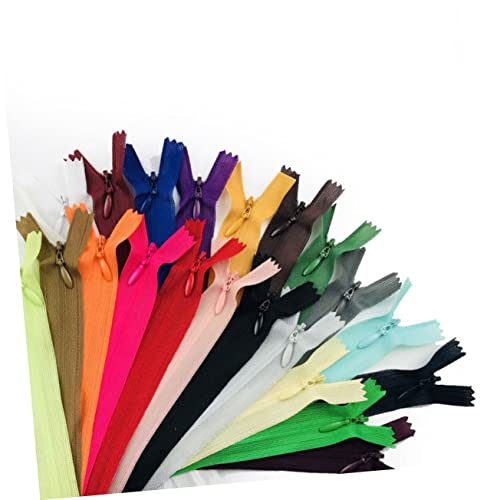 COHEALI 46 Peças De Zíper Resistente Zíper Preto Acessórios Para Bolsa Zíperes De Casaco Zíperes De