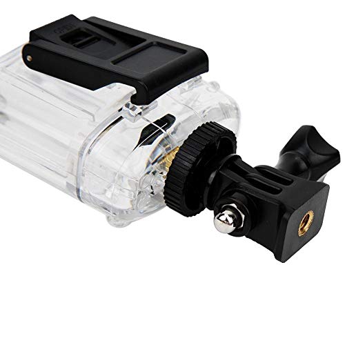 Diving Camera Case, Depth Diving Case Transparent Waterproof Cover For Ricoh Theta S /Theta V/Theta Sc 360° Panoramic Camera Suitable For Skiing, Surfing, Diving, Swimming, Etc #TOP1