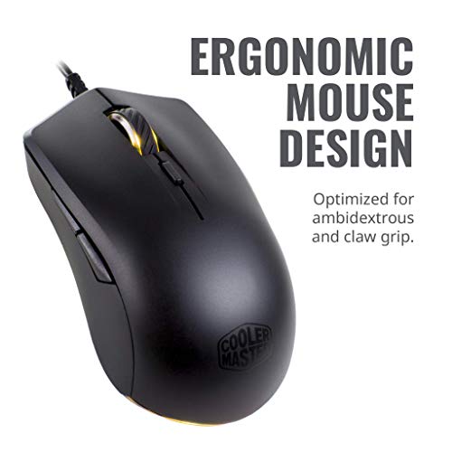 Cooler Master Masterset Ms121 Gaming Rgb Keyboard & Mouse, Clicky Mem-Chanical Switches, Precision Pixart Sensor With Omron Mouse Switches & On-The-Fly Dpi Settings #TOP4