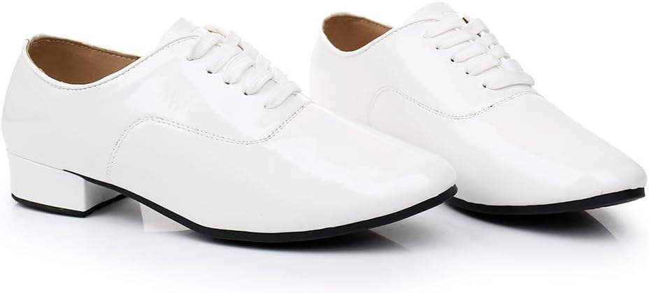 SWDZM Men's Latin Ballroom Dance Shoes West Coast Swing Dance Shoes Men