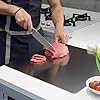 Stainless Steel Cutting Boards for Kitchen, Kneading Cutting Board Mats, Metal Cutting Board for Meat, Fruits, Vegetables, Bread, and Baking Small Cutting Boards (40 x 30cm/15.7 x 11.8 in) #1