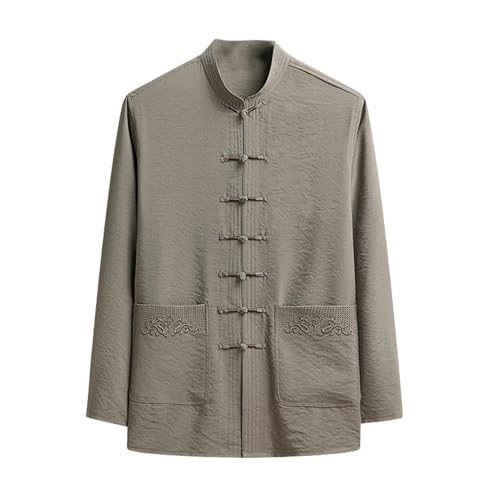 Costume chinois homme ample en soie glacée contre la chaleur