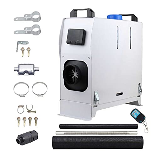 Calefacción de estacionamiento Calentador auxiliar 8000W Mini Calentador de aire 1 2V 24V Calentador de automóviles for camiones Motoras. LCD Botón de calefacción remota for moto Para autocaravanas, c
