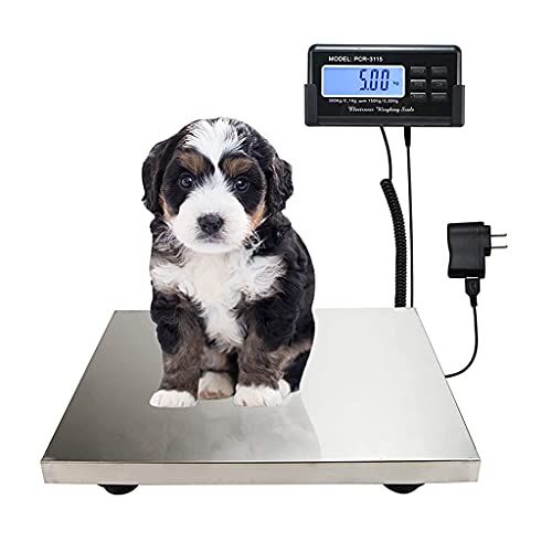 Báscula digital pesada 660lb para envío y veterinaria