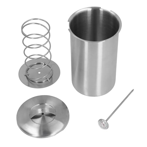 Meat Press Cooker, Ham Maker 304 Stainless Steel Kitchen Meat Press Cooking Container With Thermometer For Cooking Pork, Beef, Fish, Lamb, Poultry, And Seafood