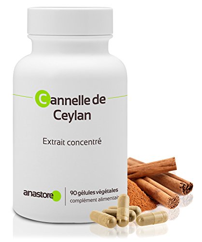 CEYLON CINNAMON * 250 mg / 90 capsules * Concentrated extract 4:1 * Cardiovascular (glucose), Digestion (gastrointestinal)