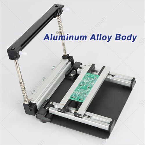 Imprimante manuelle de pochoir PCB réglable 20x20 pâte à souder petits lots - 5