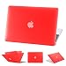 Produktbild Luch MacBook Pro 15 Retina Hülle - Ultradünne Matt Gummierte Plastik Hartschale Tasche Schutzhülle Snap Case Cover für MacBook Pro 15 Zoll with Retina Display (2013 - 2016) (Model A1398), Rot