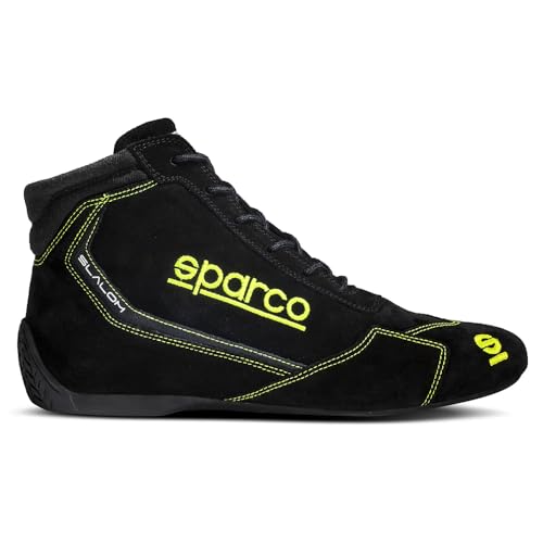 Bottines Slalom 2022 Sparco Noir et Jaune Bottes Unisexe Adulte Taille 42 EU