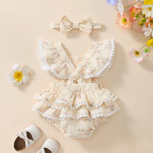 Megeoly Baby Girl Summer Clothes Infant Girls Romper Dress #TOP18