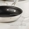 Hestan ProBond Luxe TITUM Nonstick Skillet, 12.5-Inch Professional Clad Stainless Steel, ProCore Tri-Ply Clad Construction, Polished Exterior, Induction & Oven Safe #3