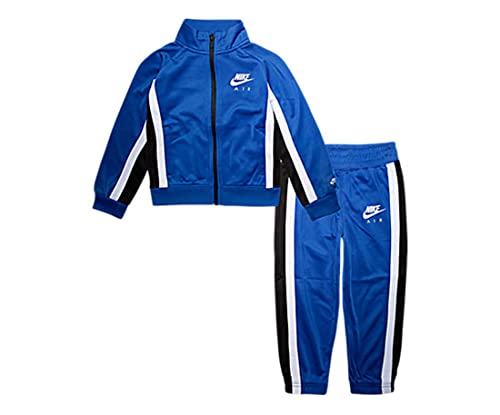 Nike Air Boy`s Tracksuit & Pants 2 Piece Set (Game Royal(76F190-U89)/White, 2T)