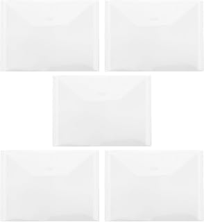 5pcs PVC Stencil Storage Bags for Stamps and Small Items