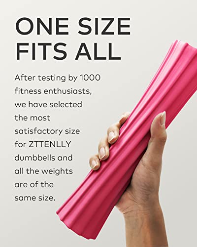 Zttenlly Dumbbell Hand Weight Set Of 2 For Women Kids And Men, 2 In 1 Free Arm Weights Foam Roller For Strength Training, Massage And Yoga, Perfect For Home Gym, Exercises And Fitness #TOP1
