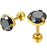 HERMES ゴールド ブラック スタッドピアス Amazon | メンズ ピアス ブラックダイヤモンド 黒ダイヤ ゴールド