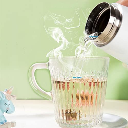 Image of FunBlast Unicorn Water Bottle for Kids, 320 ML Water Bottle for Girls - Stainless Steel Hot and Cold Water Bottle, Leak Proof /Spill Proof Sipper Bottle for Kids, Kids Water Bottle (Pink)