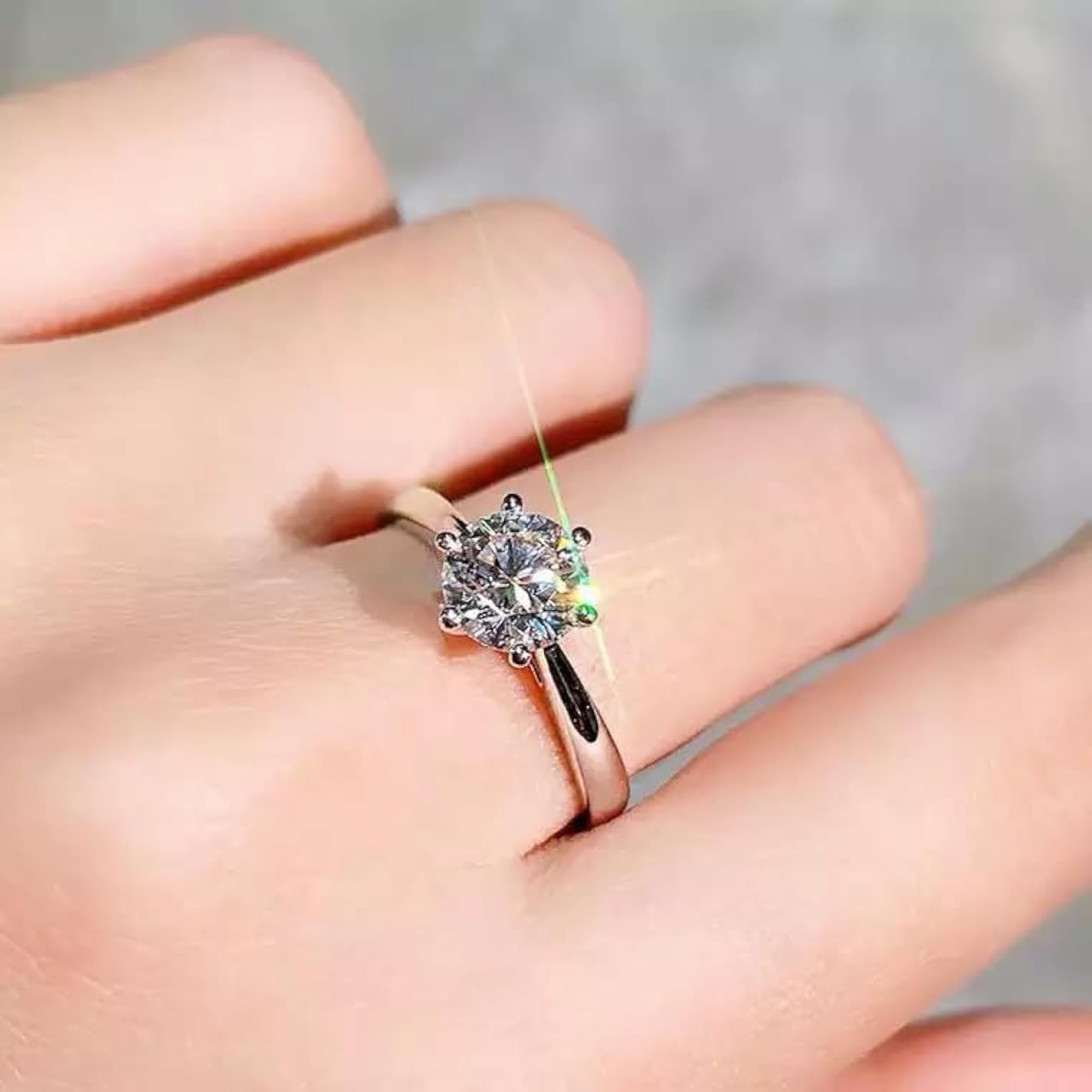 Fidelity Solitaire Ring, Waterproof and Durable
