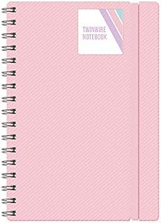 A5 Twinwire Soft Cover Pastel Notebooks Pink