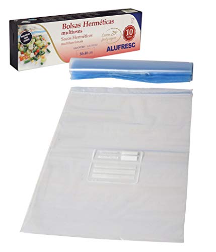 15 estuches de 10 bolsas herméticas cierre zip grandes