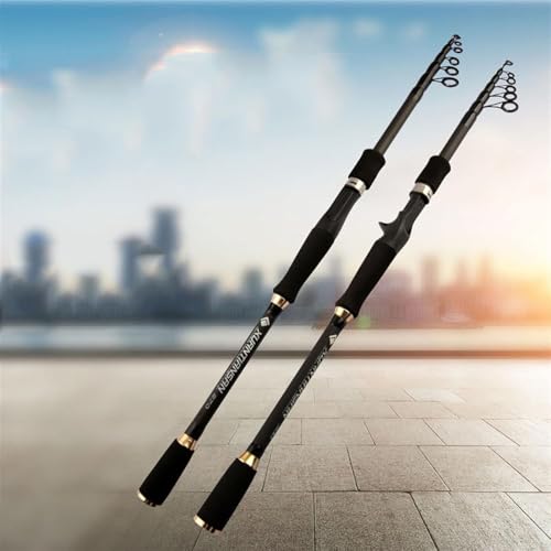 صنارة صيد تلسكوبية من ألياف الكربون من قطعة واحدة، معدات صيد الأسماك، معدات الصيد التلسكوبية