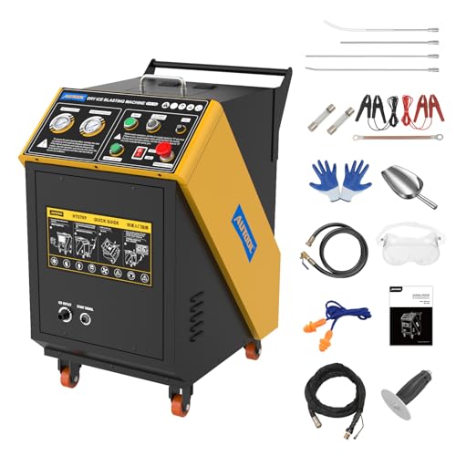 AUTOOL Dry Ice Blasting Machine, Engine Carbon Cleaner, Dry Ice