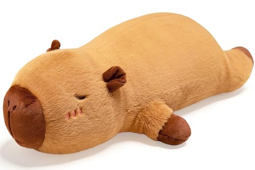 FCXVXCL Peluche de Capybara para Niñas, Figura de Peluche Muñeca Alivio del Estrés Juguete Niños Juguetes Regalo De Cumpleaños Collectible 50CM