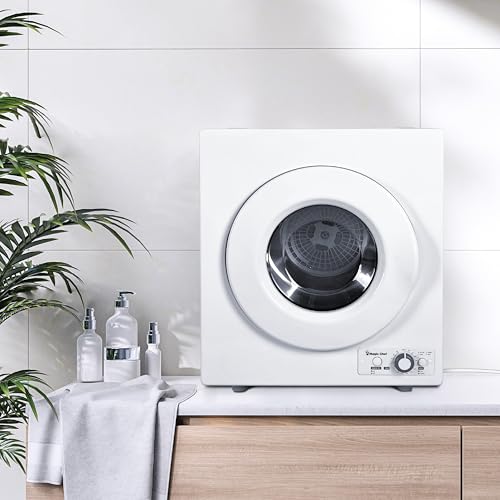 Magic Chef 2.6 Cu. Ft. Compact Electric Dryer, Portable Clothes Dryer is Perfect for Home or Apartment, White