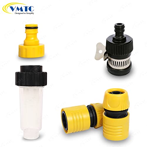 Image of VMTC Water Filter Kit 1 /2 inch for High-Pressure Car Washers: Compatible with Karchre K1-K7, Bosch AQT & Aquatak, Black & Decker, Hubertt, and More