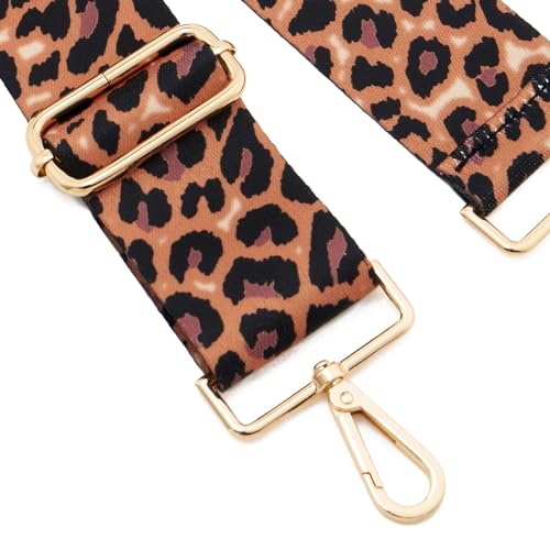Image of Wide Shoulder Strap Adjustable Replacement Belt Guitar Style Crossbody Bag Handbag Strap Multicolor Canvas Straps(Wide:2in)(Color84)