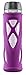 Zulu Atlas Glass Water Bottle with Flip Lid, Purple, 20 oz