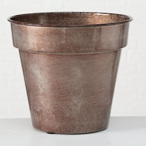 Boltze Pflanztopf Effrin S/3 cache-pot en fer design noir - 3
