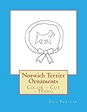 Norwich Terrier Ornaments: Color - Cut - Hang