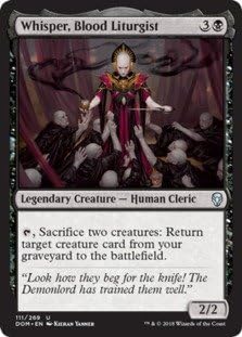 Whisper, Blood Liturgist - Foil - Dominaria