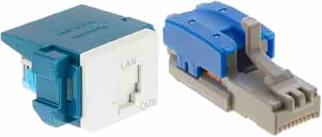 NationalNR3171 露出型情報モジュラジャック（CAT6 ）65個入り Panasonic NR3171 情報モジュラジャック(CAT6)(露出型1コ口