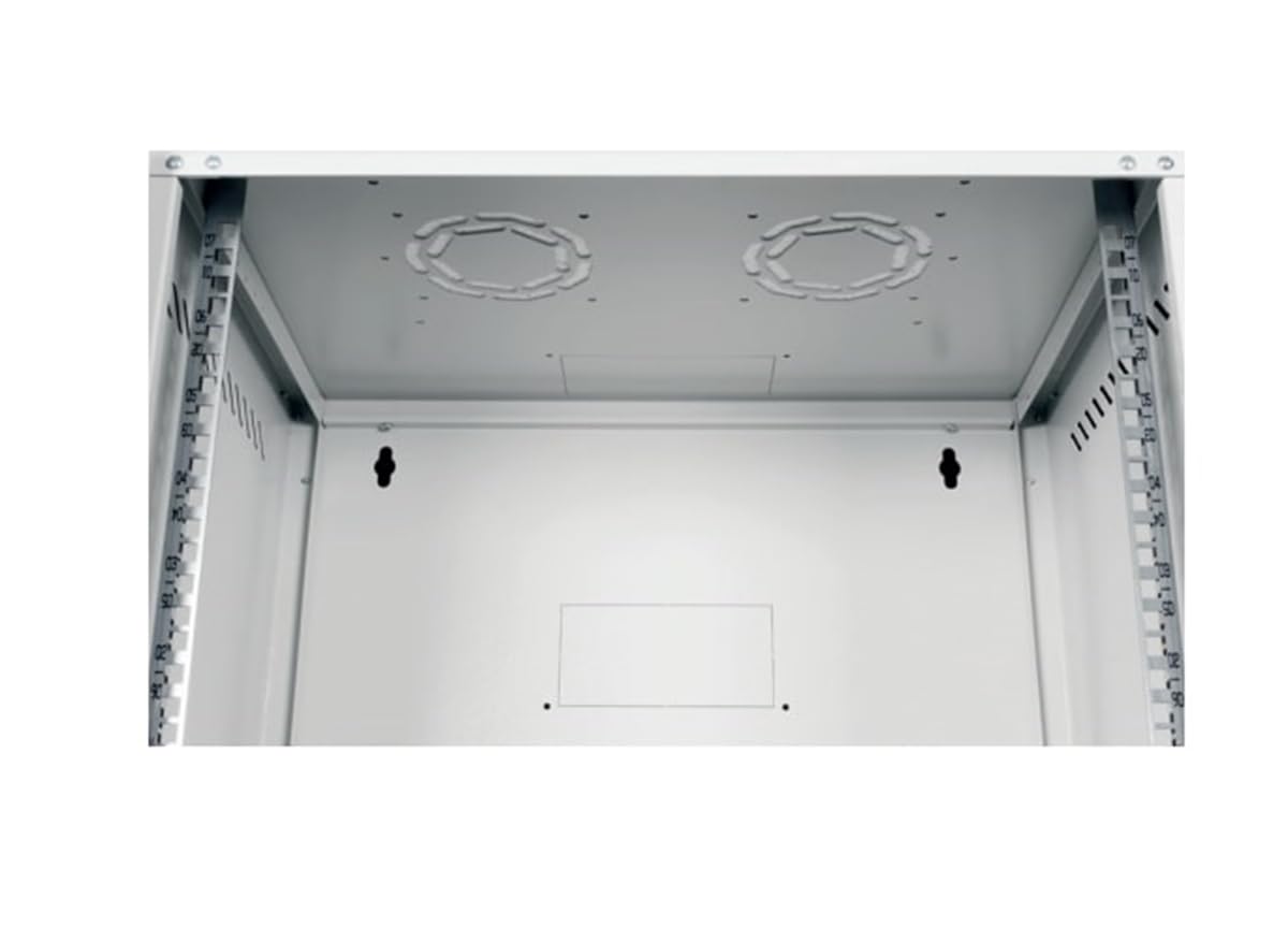 Armario Rack 19" de Pared 4U 19" (L) 542 mm (P) 400 mm Color Gris desensamblado